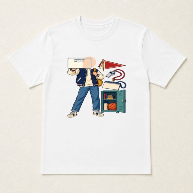 顔写真でつくる部活動入部記念Tシャツ「入部証、できました。」