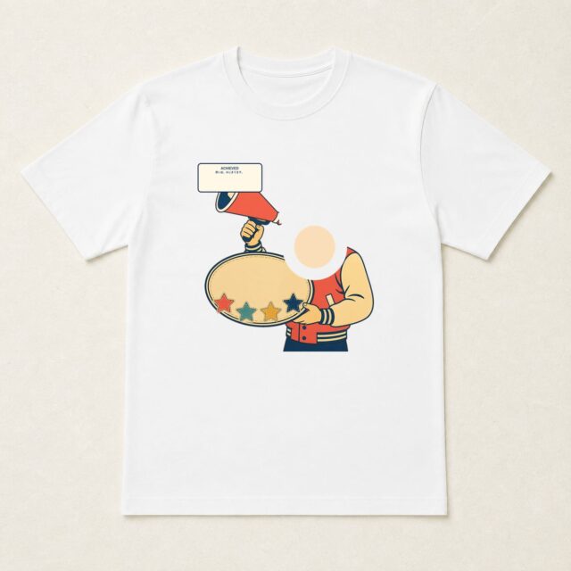 顔写真でつくる合格祝いTシャツ「思い出、はじまります。」