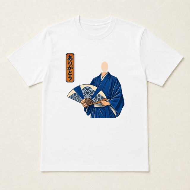 顔写真でつくる退職・送別Tシャツ「また会う日まで」