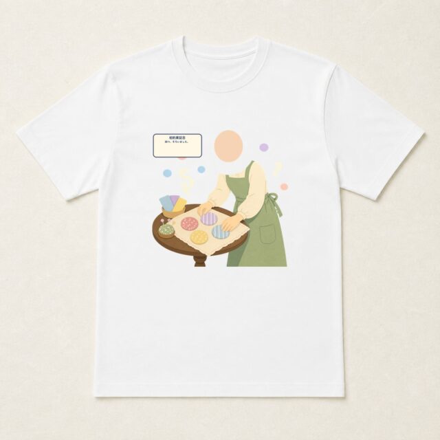 顔写真でつくる初釣果記念Tシャツ「四つ、そろいました。」