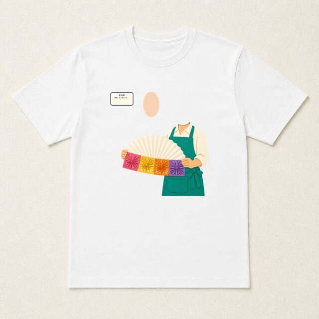 顔写真でつくる白寿Tシャツ「四枚、ひらきました。」