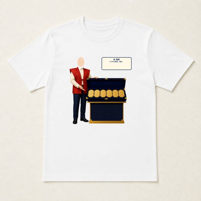 顔写真でつくる還暦Tシャツ「六十年の勲章、開封。」