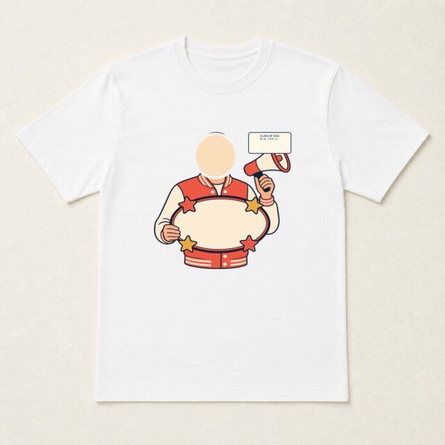 顔写真でつくる卒園祝いTシャツ「思い出、できました。」