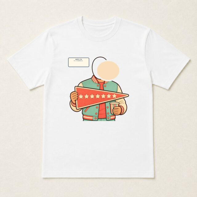 顔写真でつくる七五三Tシャツ「七つ、きらめきました。」