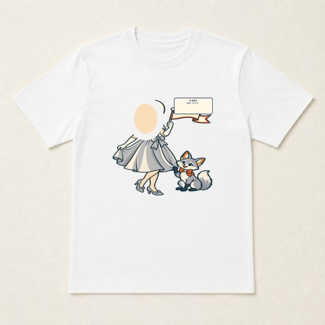 顔写真でつくる結婚25周年・銀婚式Tシャツ「相棒も、祝います。」