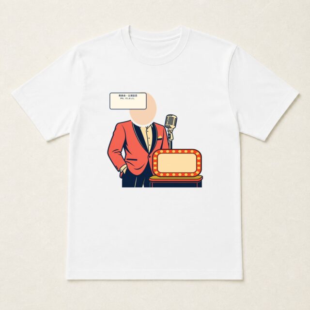 顔写真でつくる発表会・公演記念Tシャツ「声を、灯しました。」