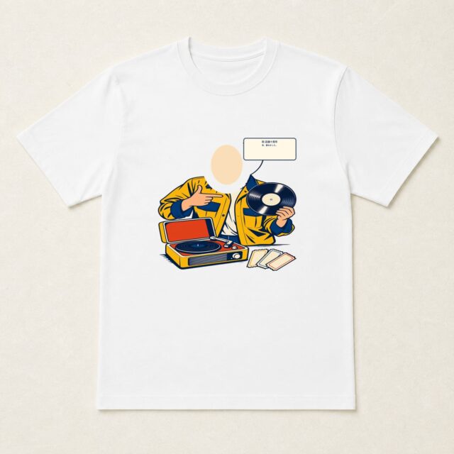 顔写真でつくる店舗10周年Tシャツ「音、重ねました。」