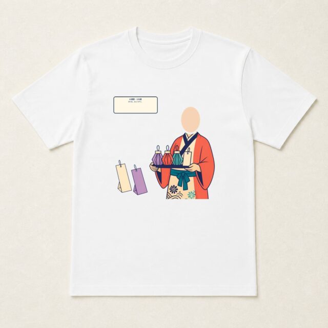 顔写真でつくる大還暦Tシャツ「灯りを、ひとつずつ。」